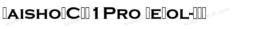 KaishoMCBK1Pro DeBol字体转换